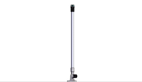 TecNiq M12 stern light 16" tall with dual swivel (base and top).  Also has true 360 degree horizontal light with no vertical light polution to the night sky.