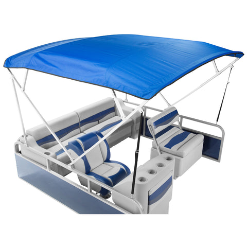 Economy 8x8 Pontoon Boat Top Kit - PontoonBoatTops.com