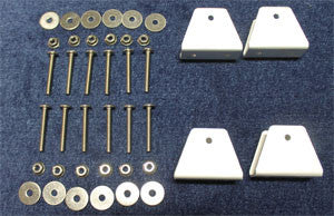 Aluminum Mounting Hardware for 1" Frames - PontoonBoatTops.com