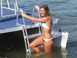 5 Step Traditional Dock or Pontoon Ladder - PontoonBoatTops.com